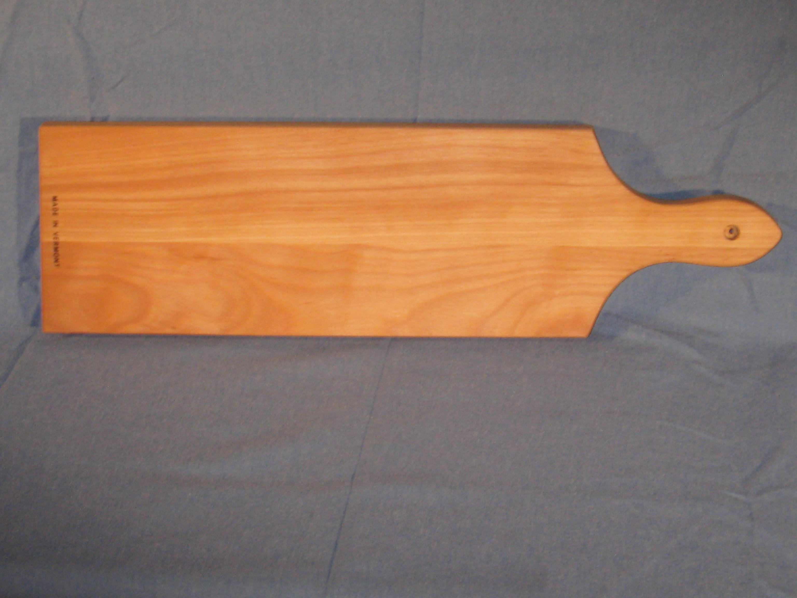 MEDIUM FRENCH BREAD BOARD WITH HANDLE - Click Image to Close